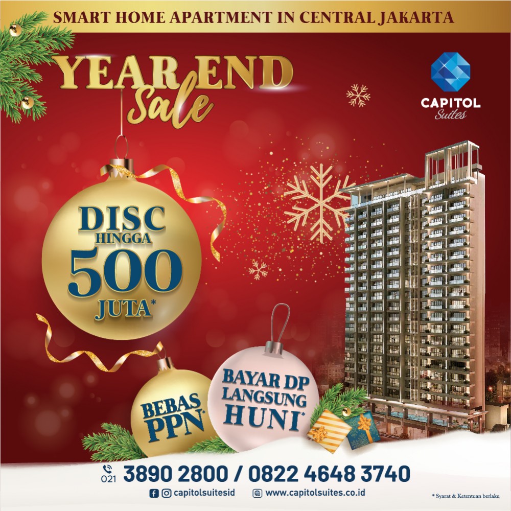 News Of Luxury Apartemen Jakarta - CAPITOL SUITES PROMO – DEC 2021 