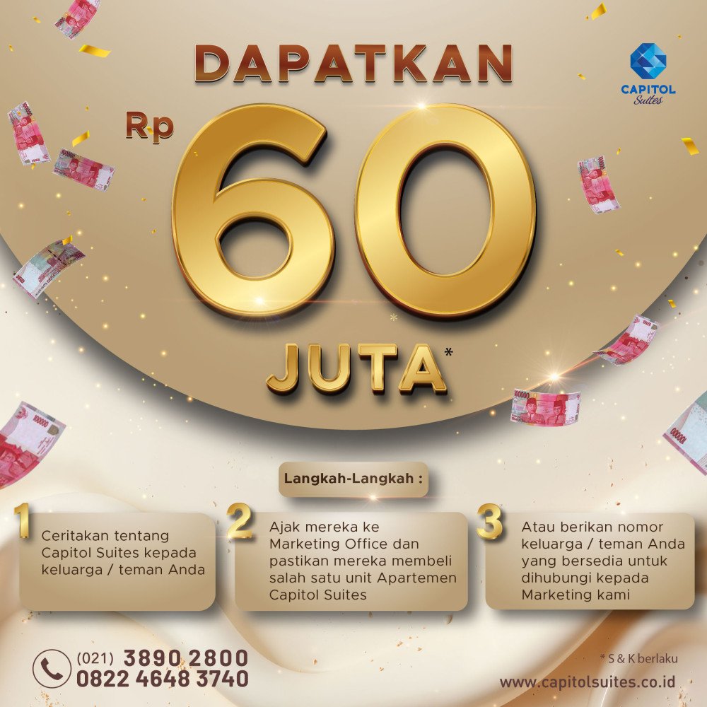 News Of Luxury Apartemen Jakarta - CAPITOL SUITES PROMO - BUYER GET BUYER